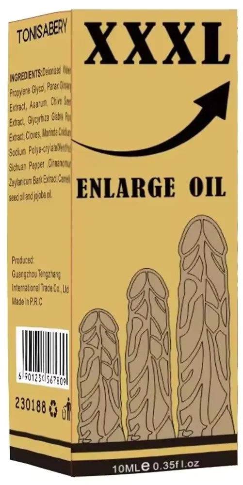 Men's Herbal Massage Oil, Natural Formula for Skin Hydration 50mL