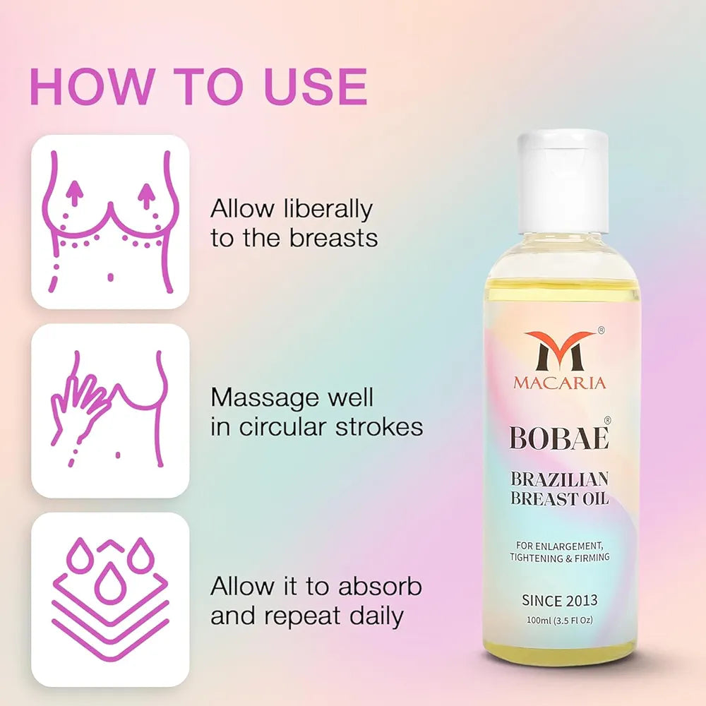 "Breast Oil – Firming, Lifting & Enlargement"