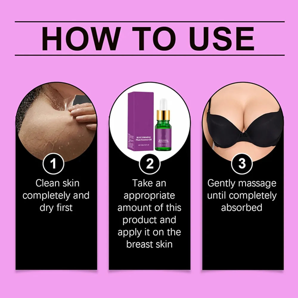 "Breast Firming & Enhancement Oil"