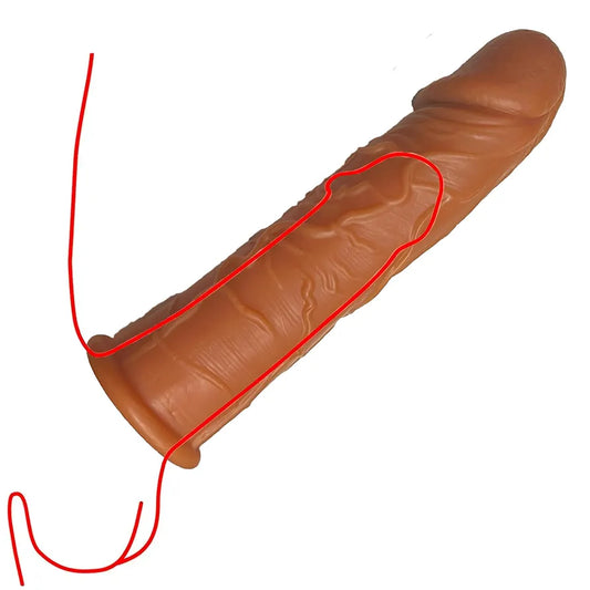 "Silicone Penis Sleeve Extender & Enlarger"