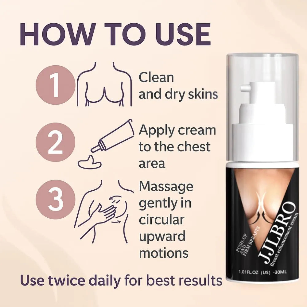 Breast Enhancement Cream for Quick Growth: Enhances, Lifts & Firms Breasts.