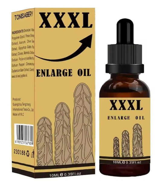 Men's Herbal Massage Oil, Natural Formula for Skin Hydration 50mL